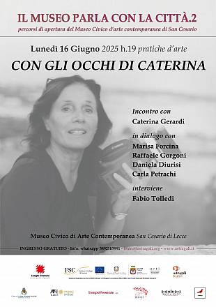 “con gli occhi di caterina, incontro con caterina gerardi